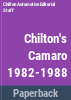 Chilton_Book_Company_repair_manual_Camaro__1982_to_1988