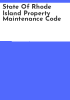State_of_Rhode_Island_property_maintenance_code