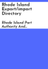 Rhode_Island_export_import_directory