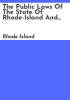 The_public_laws_of_the_state_of_Rhode-Island_and_Providence_Plantations