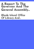 A_Report_to_the_Governor_and_the_General_Assembly_regarding_funding_for_library_services