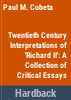Twentieth_century_interpretations_of_Richard_II
