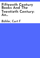 Fifteenth_century_books_and_the_twentieth_century