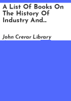 A_list_of_books_on_the_history_of_industry_and_industrial_arts