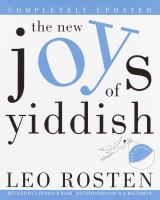 The_new_Joys_of_Yiddish