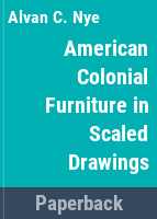 American_colonial_furniture_in_scaled_drawings