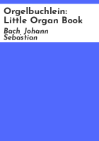 Orgelbuchlein
