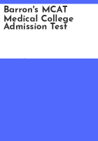 Barron_s_MCAT_medical_college_admission_test