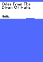 Odes_from_the_Divan_of_Hafiz