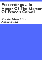 Proceedings_____in_honor_of_the_memory_of_Francis_Colwell