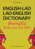 English-Lao__Lao-English_dictionary