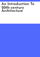 An_introduction_to_20th-century_architecture