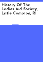 History_of_the_Ladies_Aid_Society__Little_Compton__RI