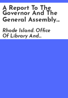 A_Report_to_the_Governor_and_the_General_Assembly_regarding_funding_for_library_services
