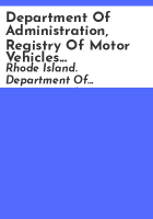 Department_of_Administration__Registry_of_Motor_Vehicles_performance_audit