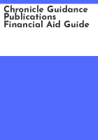 Chronicle_Guidance_Publications_financial_aid_guide