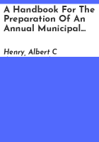 A_handbook_for_the_preparation_of_an_annual_municipal_progress_report