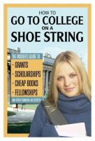How_to_go_to_college_on_a_shoe_string
