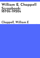 William_E__Chappell_scrapbook
