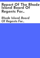 Report_of_the_Rhode_Island_Board_of_Regents_for_Elementary_and_Secondary_Education