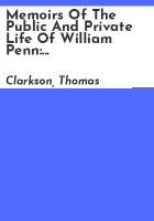 Memoirs_of_the_public_and_private_life_of_William_Penn
