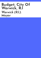 Budget__city_of_Warwick__R_I