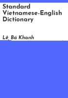 Standard_Vietnamese-English_dictionary
