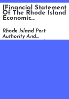 _Financial_statement_of_the_Rhode_Island_Economic_Development_Corporation_for_the_year_ended_____