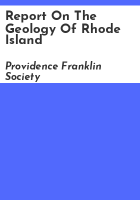 Report_on_the_geology_of_Rhode_Island