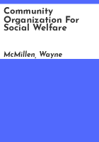 Community_organization_for_social_welfare