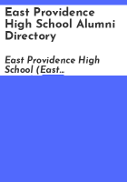 East_Providence_High_School_alumni_directory