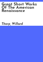 Great_short_works_of_the_American_renaissance
