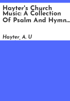 Hayter_s_Church_music