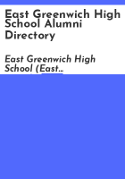 East_Greenwich_High_School_alumni_directory