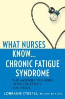 What_nurses_know--_chronic_fatigue_syndrome