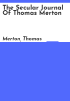 The_secular_journal_of_Thomas_Merton