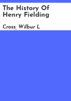 The_history_of_Henry_Fielding