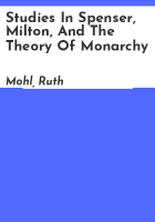 Studies_in_Spenser__Milton__and_the_theory_of_monarchy