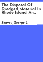 The_disposal_of_dredged_material_in_Rhode_Island