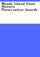 Rhode_Island_state_historic_preservation_awards