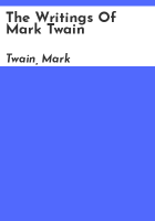 The_writings_of_Mark_Twain