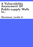 A_vulnerability_assessment_of_public-supply_wells_in_Rhode_Island